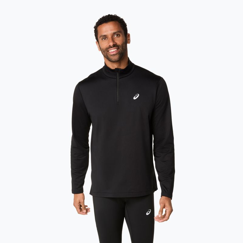 Pánská běžecká mikina ASICS Core Half Zip Winter performance black