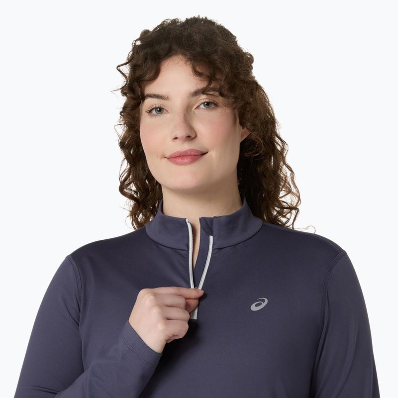 Dámské běžecké tričko Longsleeve ASICS Core LS Half Zip Winter indigo fog  5