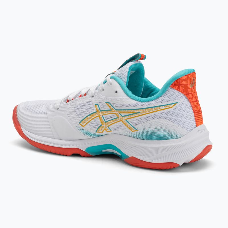 Dámské volejbalové boty ASICS Netburner Ballistic FF 4 white/sea black 3