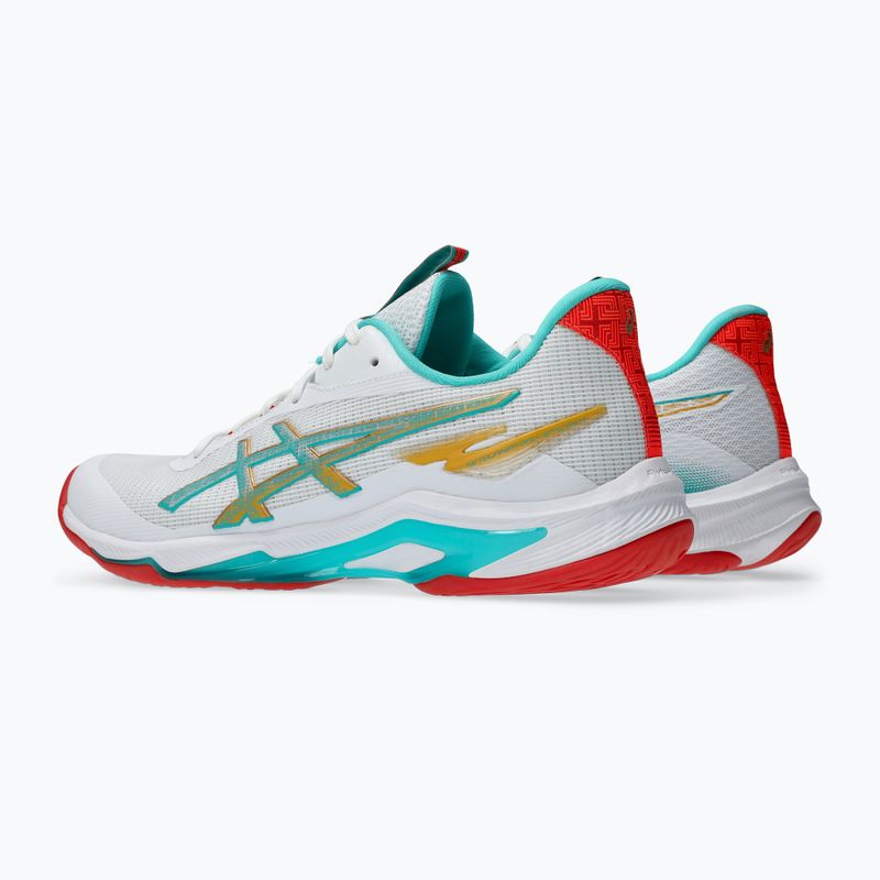 Dámské volejbalové boty ASICS Netburner Ballistic FF 4 white/sea black 11