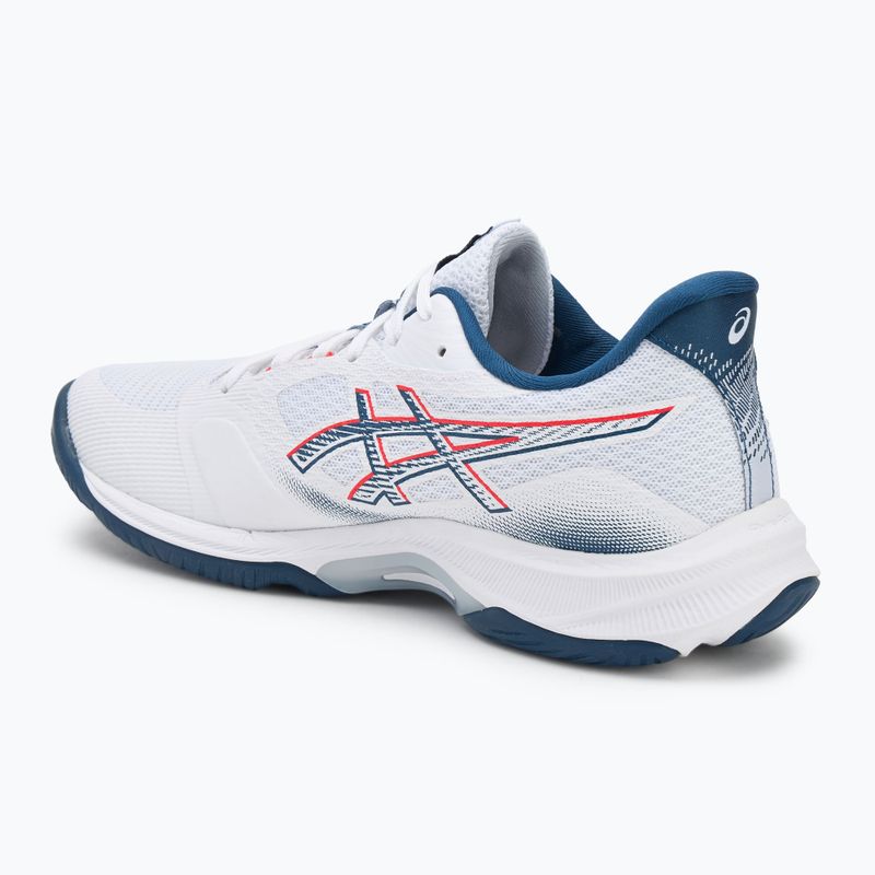 Pánské volejbalové boty ASICS Netburner Ballistic FF 4 white/mako blue 3