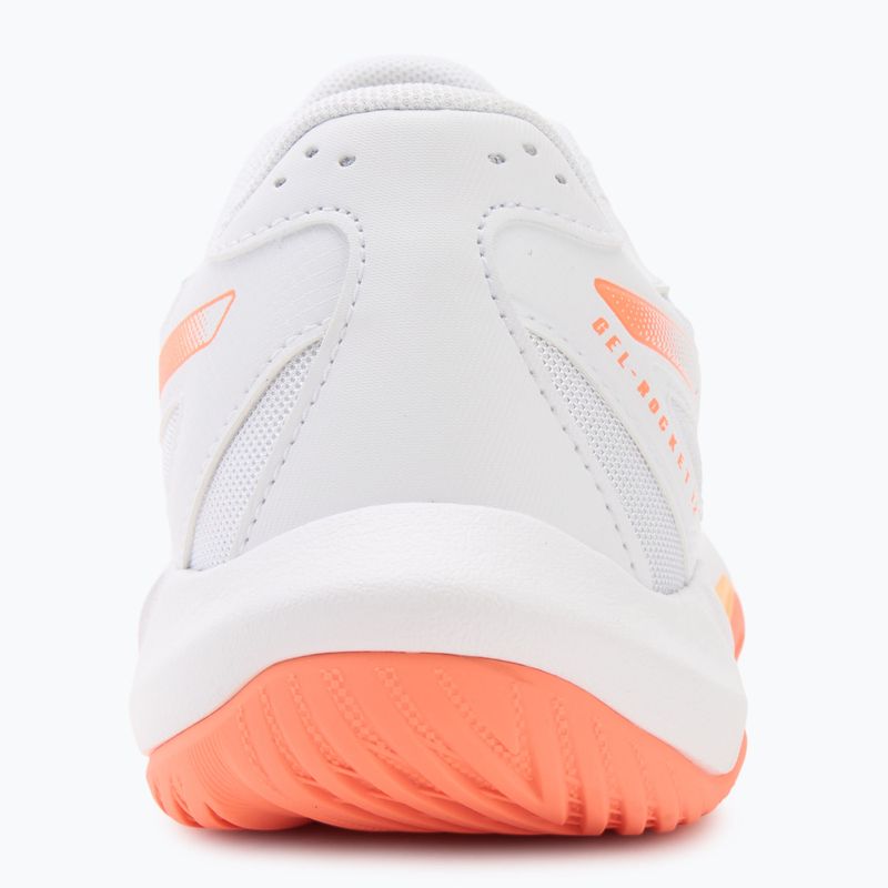 Dámské volejbalové boty ASICS Gel-Rocket 12 white/vivid coral 6
