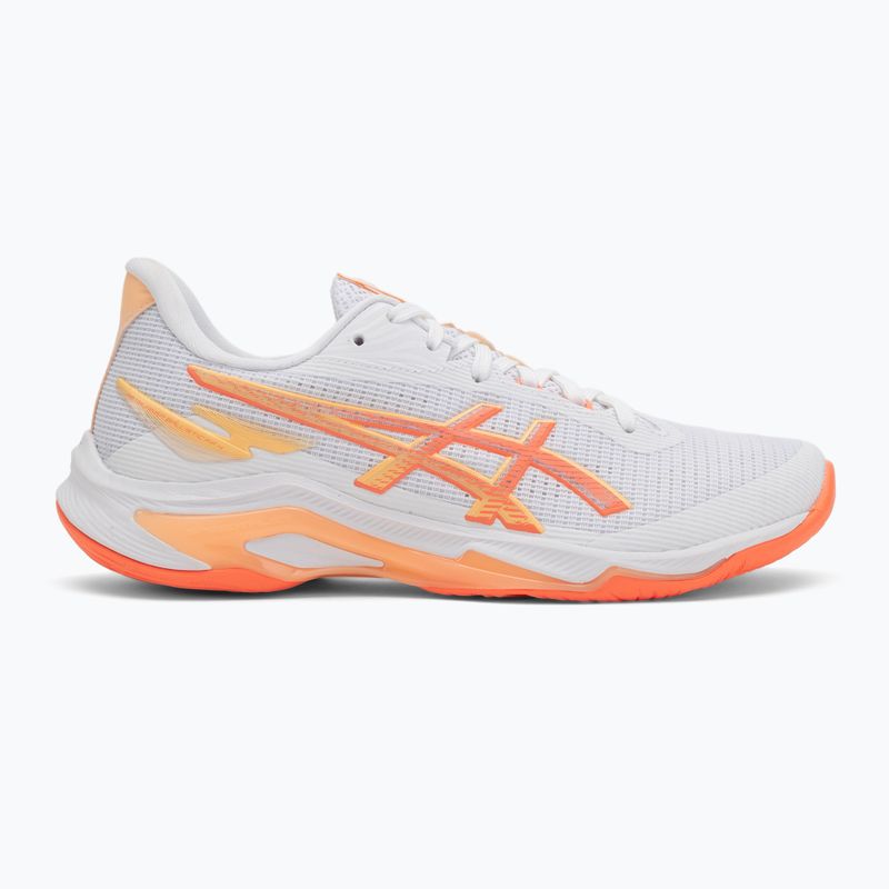 Dámské volejbalové boty ASICS Netburner Ballistic FF 4 white/vivid coral 2