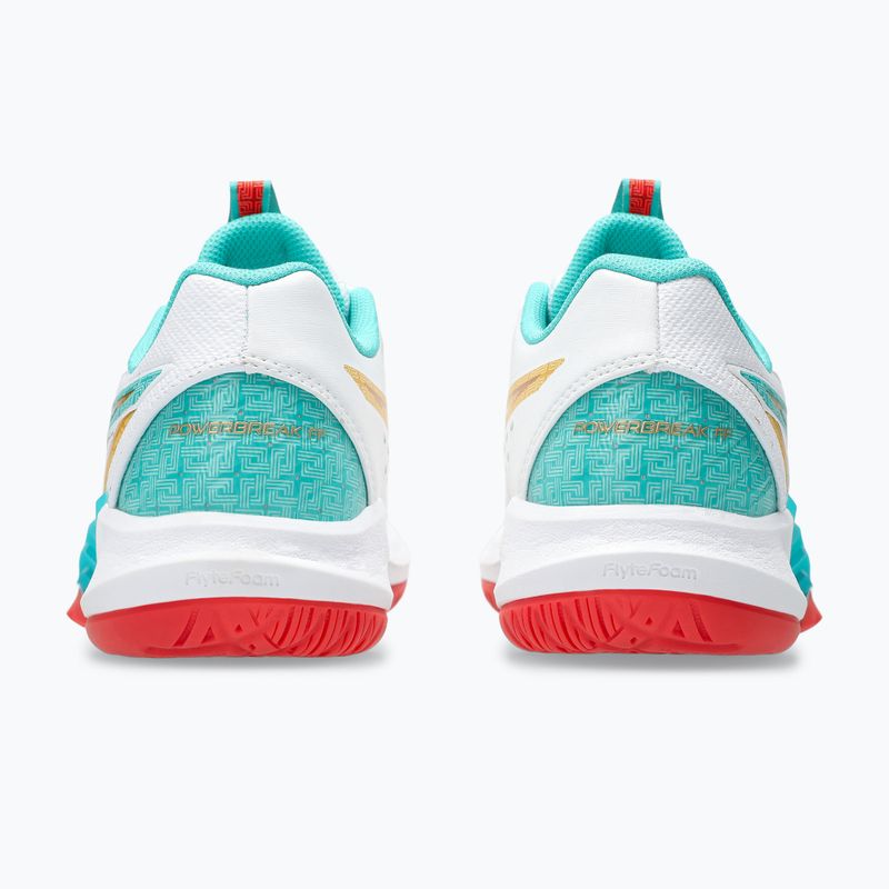 Dámské volejbalové boty ASICS Powerbreak FF white/sea glass 12