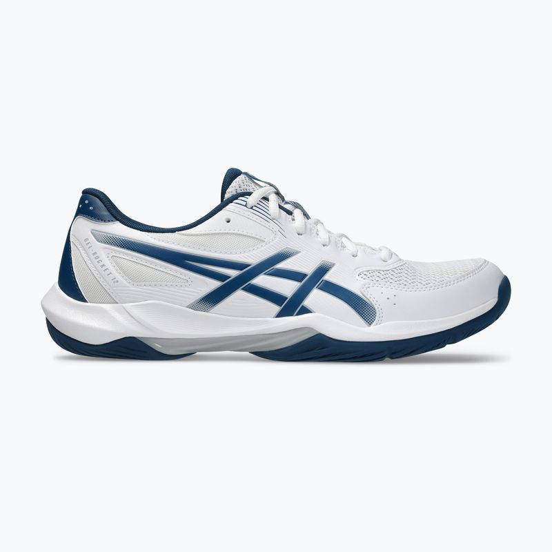 Buty do siatkówki męskie ASICS Gel-Rocket 12 white/mako blue 8
