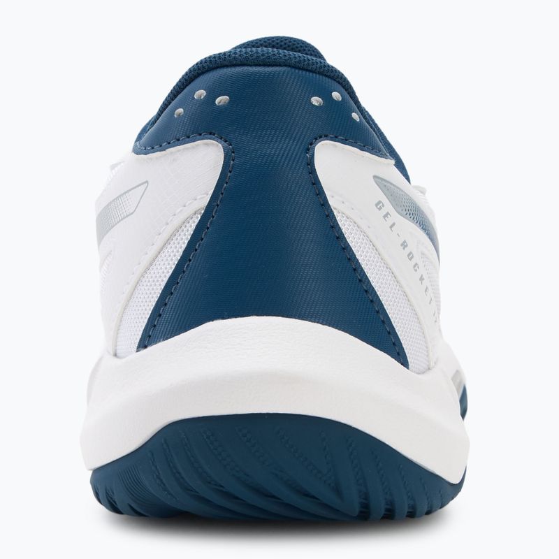 Buty do siatkówki męskie ASICS Gel-Rocket 12 white/mako blue 6