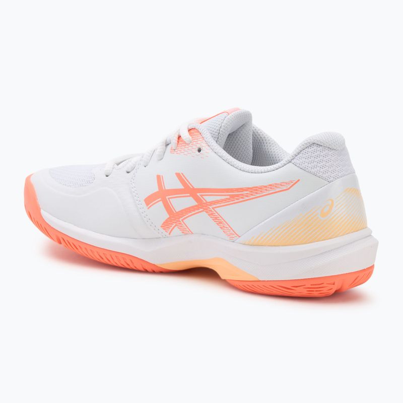 Dámské volejbalové boty ASICS Court Hunter FF white/vivid coral 3