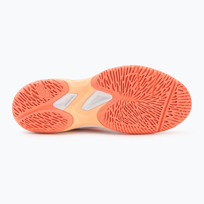 Dámské volejbalové boty ASICS Court Hunter FF white/vivid coral 4