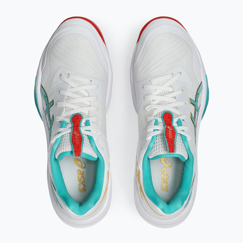 Dámské volejbalové boty ASICS Sky Elite FF 3 white/sea glass 14