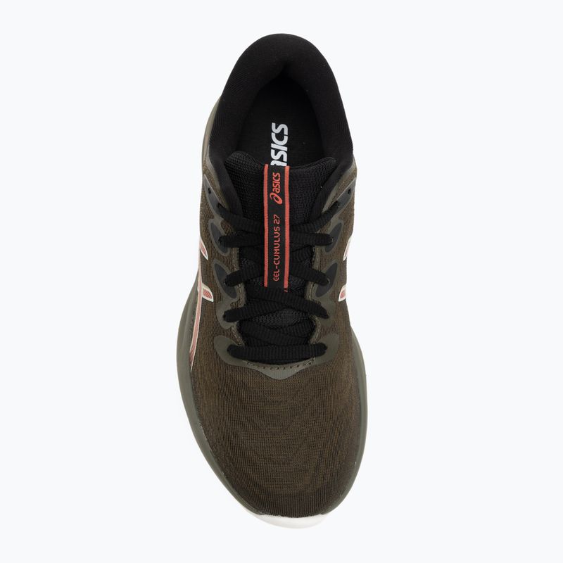 Dámské běžecké boty ASICS Gel-Cumulus 27 GTX brown stone/dark pink clay 5
