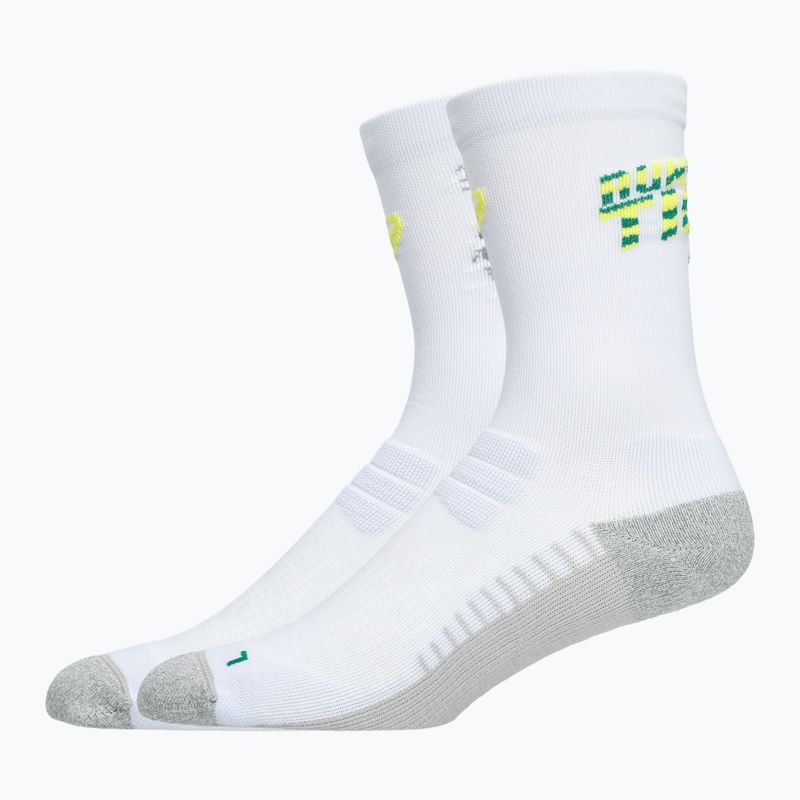 Ponožky ASICS Performance Run Crew waterscape / electric lime 2