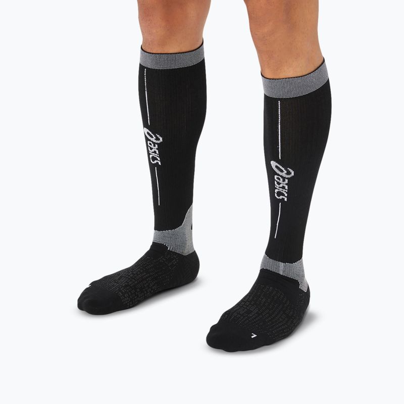 Ponožky ASICS Performance Run Compression black/white 4