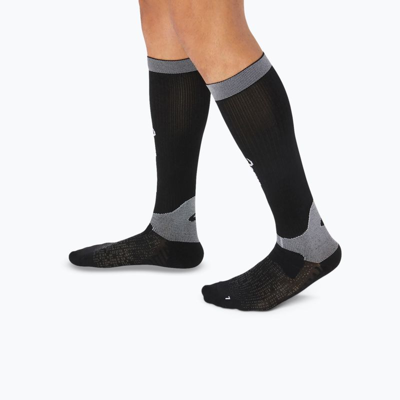 Ponožky ASICS Performance Run Compression black/white 6