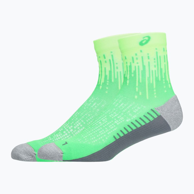 Ponožky ASICS Performance Run Quarter illuminate green/vital green 2