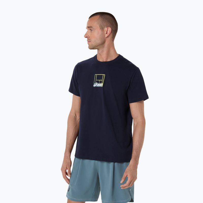 Pánské tričko ASICS Court Core Graphic midnight 5