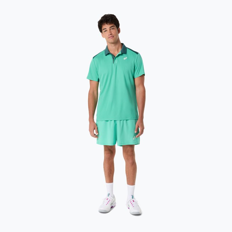 Pánské polo tričko ASICS Court Polo Aurora Green 5