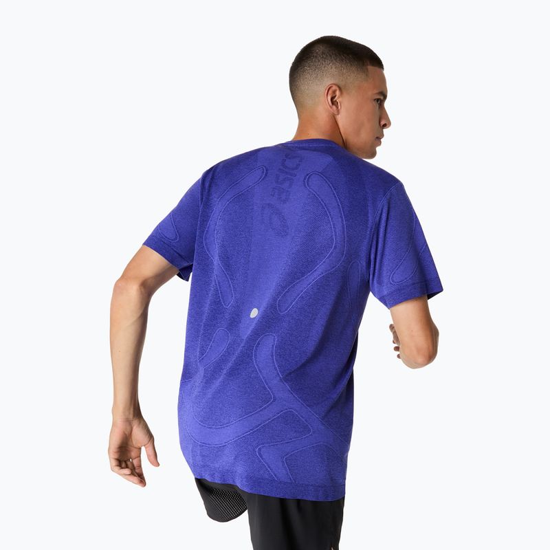Pánské běžecké triko Longsleeve ASICS Road Seamless LS cobalt burst/eggplant 7
