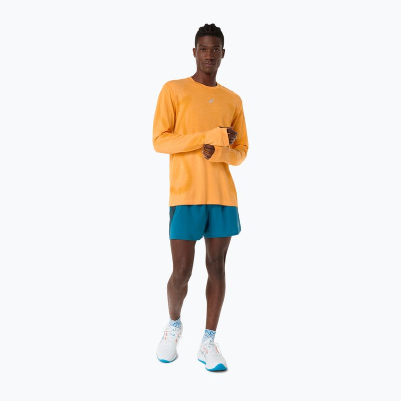 Pánské běžecké triko Longsleeve ASICS Road Seamless LS yamabuki yellow 2
