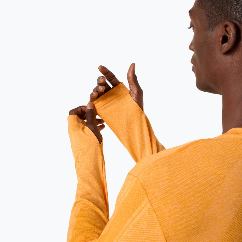 Pánské běžecké triko Longsleeve ASICS Road Seamless LS yamabuki yellow 7