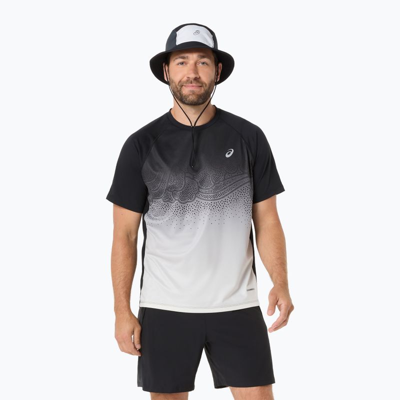 Pánské běžecké tričko ASICS Road Fade SS performance black/cream