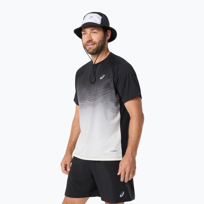 Pánské běžecké tričko ASICS Road Fade SS performance black/cream 4