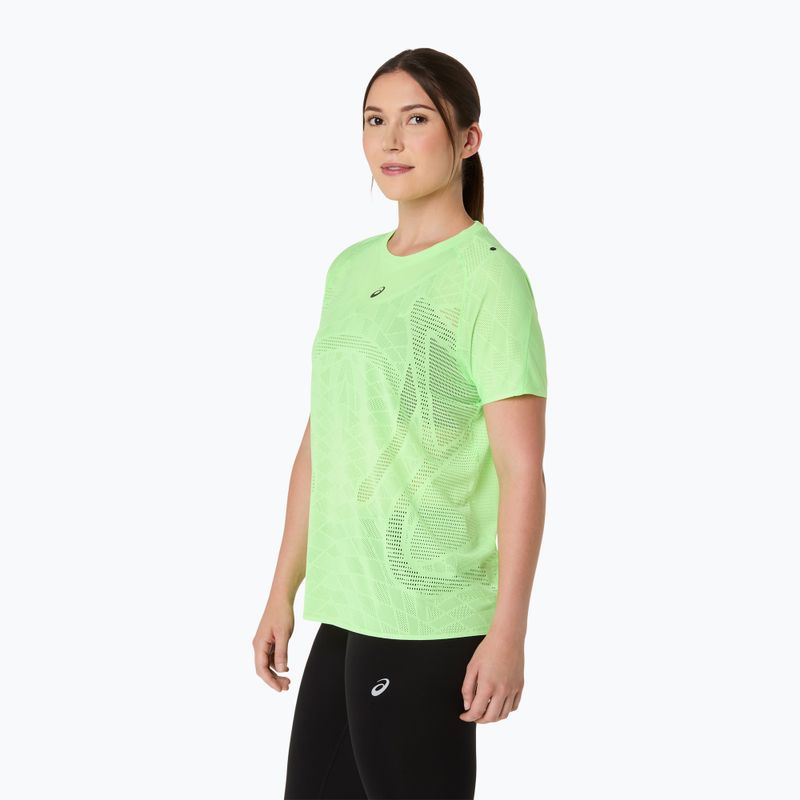 Dámské běžecké tričko ASICS Metarun SS Top illuminate green 4