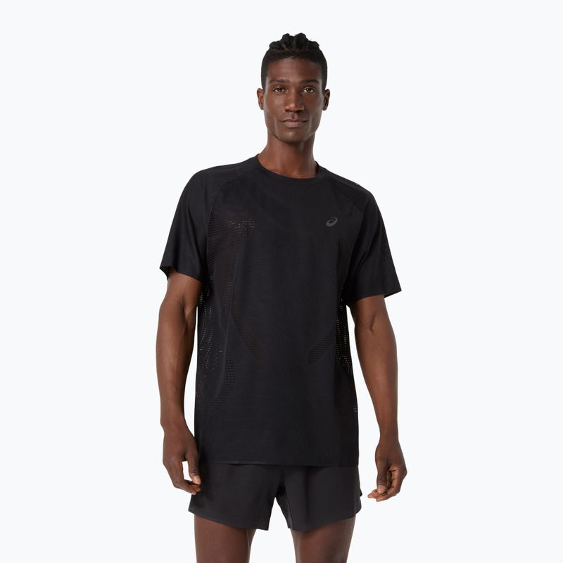 Pánské běžecké tričko ASICS Metarun SS Top performance black