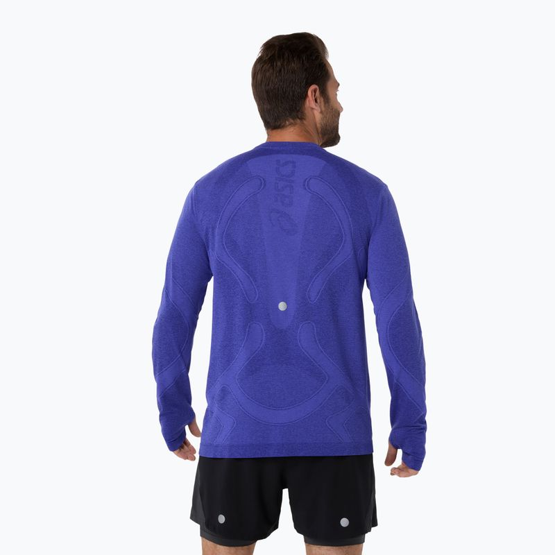 Pánské běžecké tričko Longsleeve ASICS Road Seamless LS Cobalt Burst/Eggplant 3