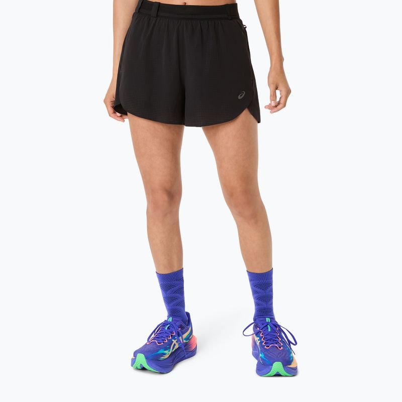 Dámské běžecké šortky ASICS Metarun Split performance black