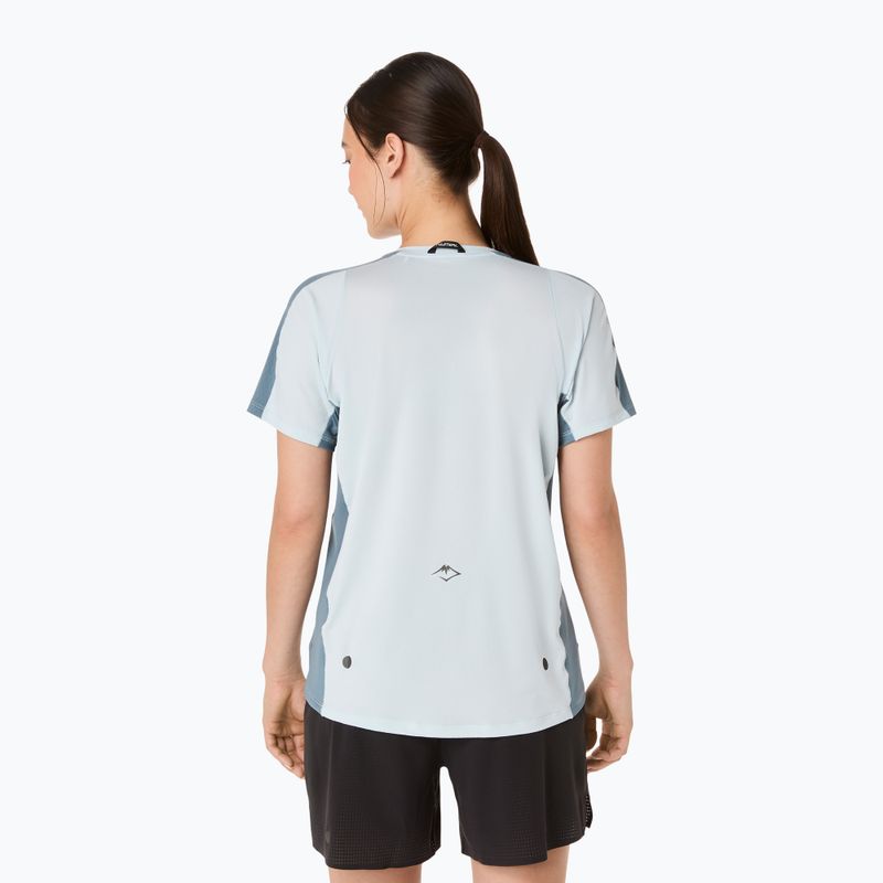 Dámské běžecké tričko ASICS Fujitrail Elite Top cool grey/ironclad 3
