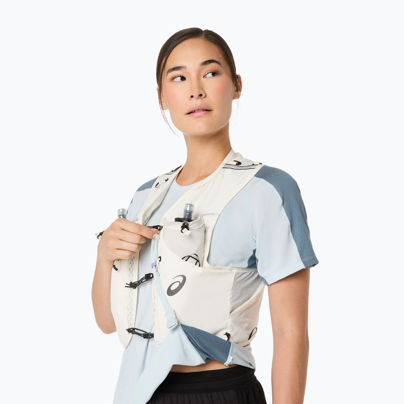 Dámské běžecké tričko ASICS Fujitrail Elite Top cool grey/ironclad 8