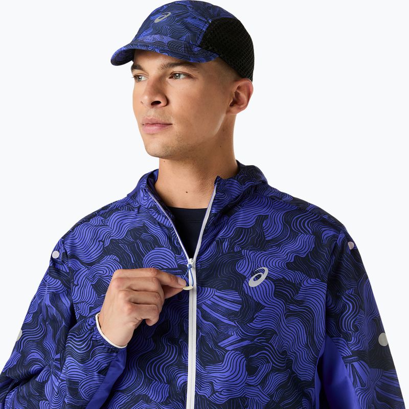 Dámská běžecká bunda ASICS Fujitrail Packable cobalt burst/indigo blue/cream 5