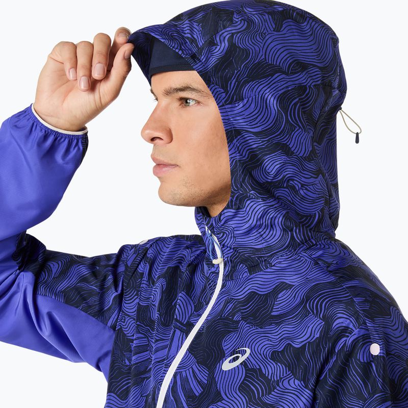 Dámská běžecká bunda ASICS Fujitrail Packable cobalt burst/indigo blue/cream 6