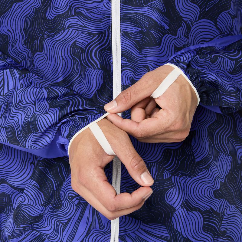 Dámská běžecká bunda ASICS Fujitrail Packable cobalt burst/indigo blue/cream 10