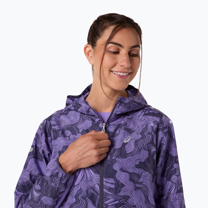 Dámská běžecká bunda ASICS Fujitrail Packable amethyst 5