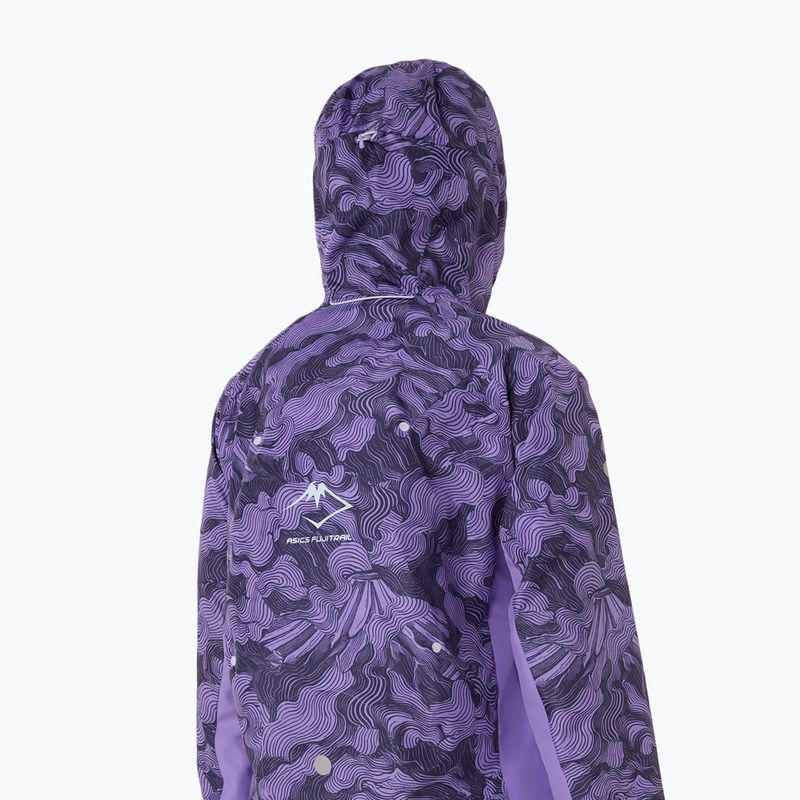 Dámská běžecká bunda ASICS Fujitrail Packable amethyst 9