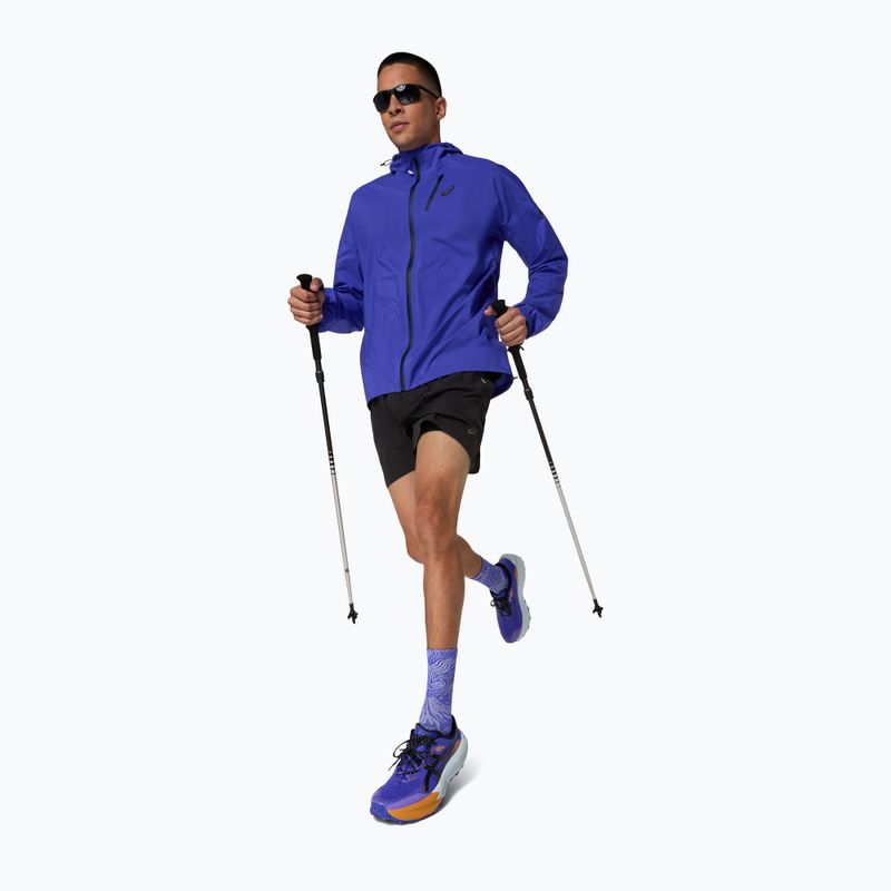 Pánská běžecká bunda ASICS Fujitrail Elite Waterproof cobalt burst/midnight 12