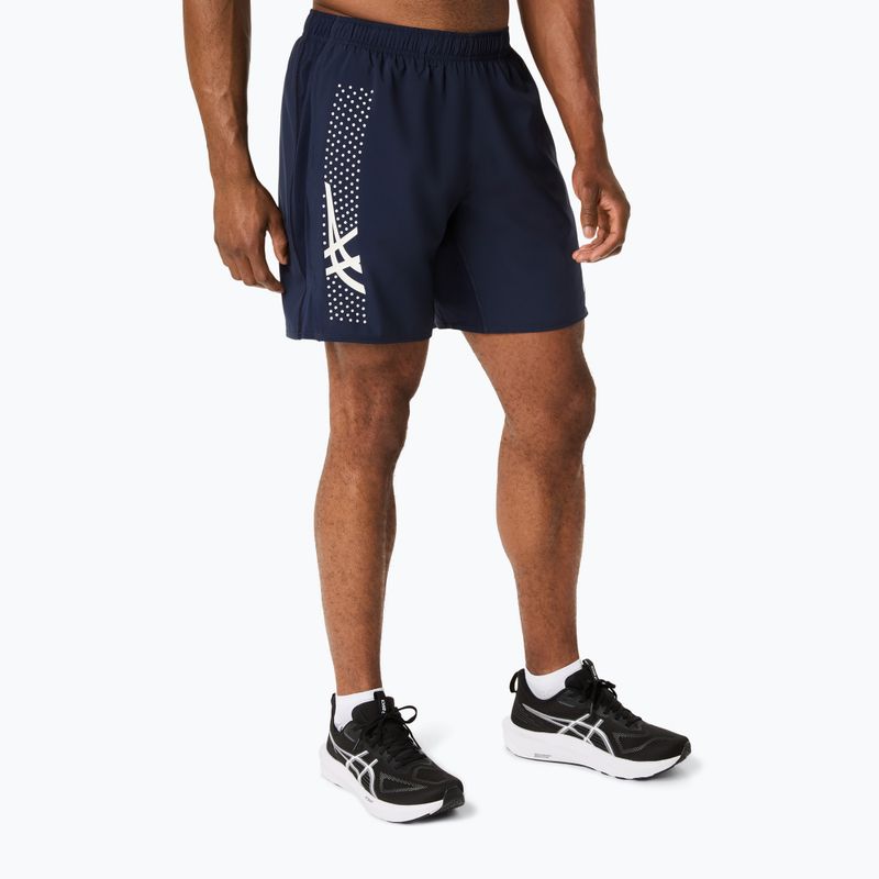 Pánské běžecké šortky ASICS Icon 7IN midnight/cream 4