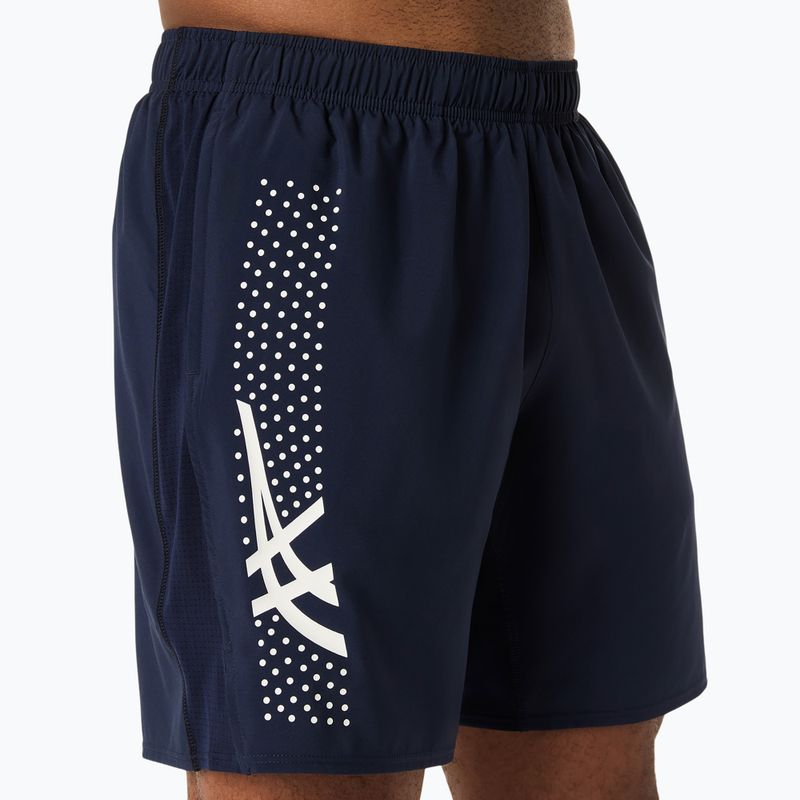 Pánské běžecké šortky ASICS Icon 7IN midnight/cream 6