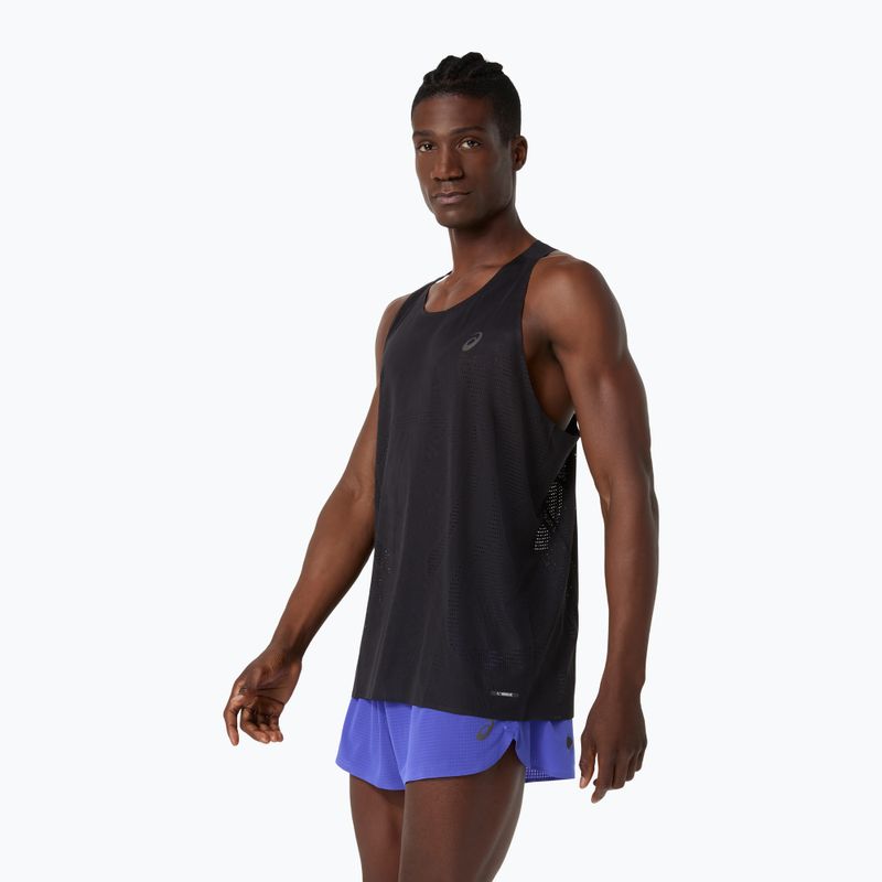 Pánské běžecké tílko ASICS Road Singlet yellow 4