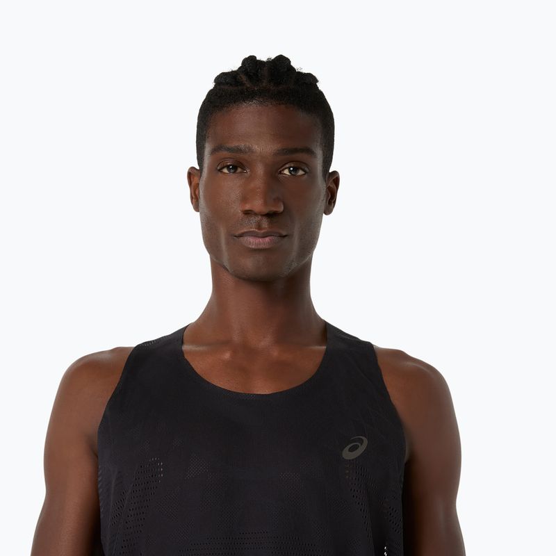 Pánské běžecké tričko ASICS Metarun Singlet performance black 5
