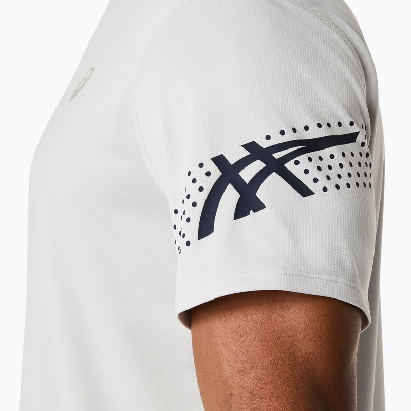 Pánské běžecké tričko ASICS Icon SS cloud grey/midnight 6