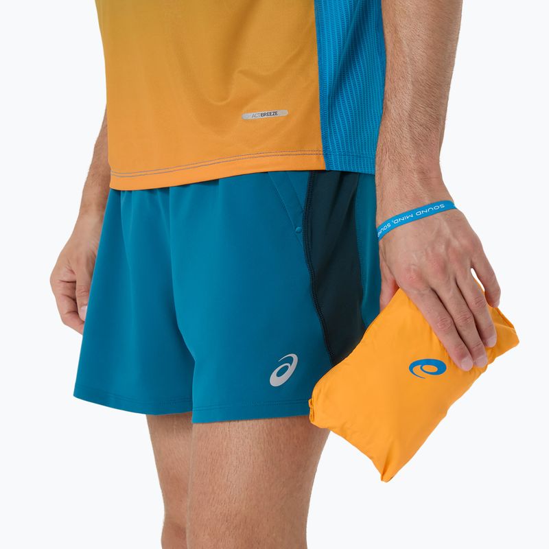 Pánské běžecké tílko ASICS Road All Over Print Singlet yamabuki yellow/aegean blue 12