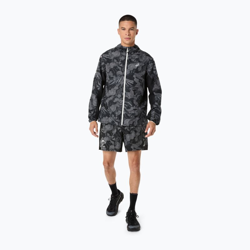 Dámská běžecká bunda ASICS Fujitrail Packable performance black 2