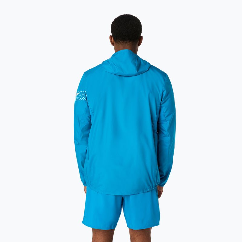 Pánská běžecká bunda ASICS Icon Aegean Blue/Cream 3