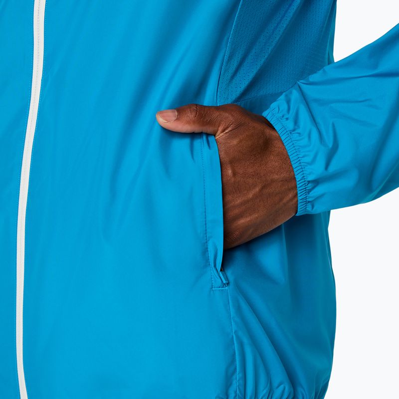 Pánská běžecká bunda ASICS Icon Aegean Blue/Cream 9