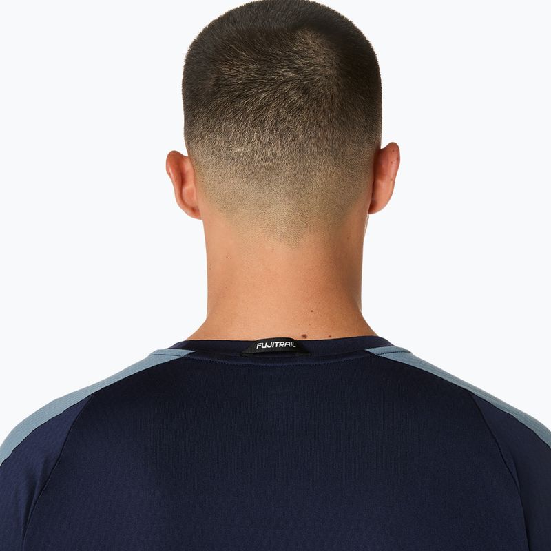 Pánské běžecké tričko ASICS Fujitrail Elite SS Top midnight/ironclad 6
