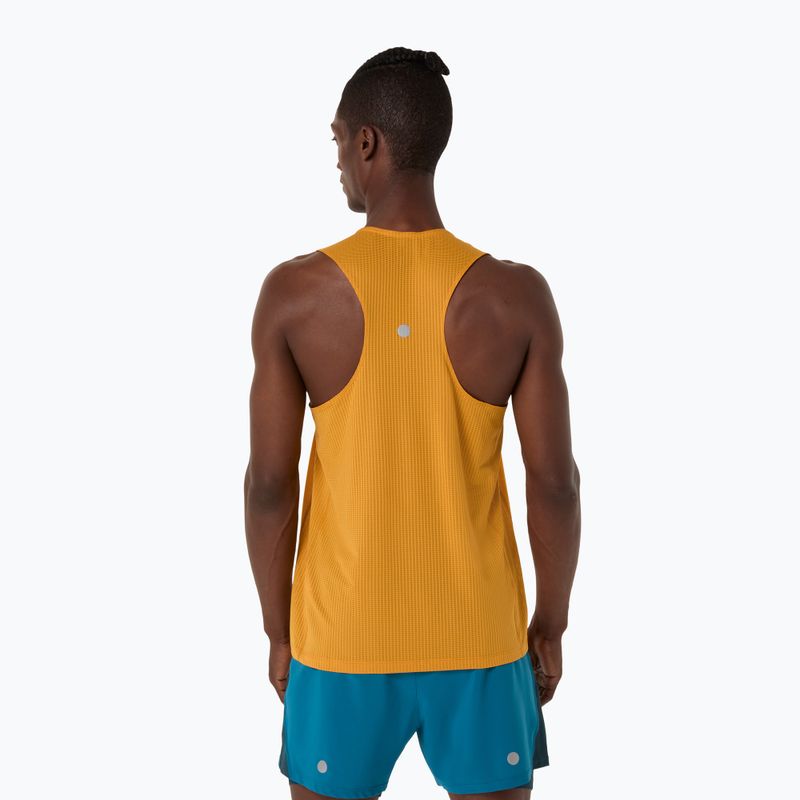 Pánské běžecké tílko ASICS Road Singlet yellow 3
