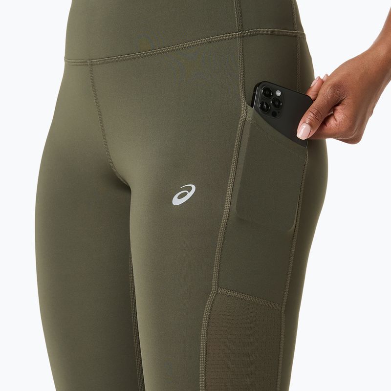 Dámské běžecké legíny ASICS Core Tight dark olive 4