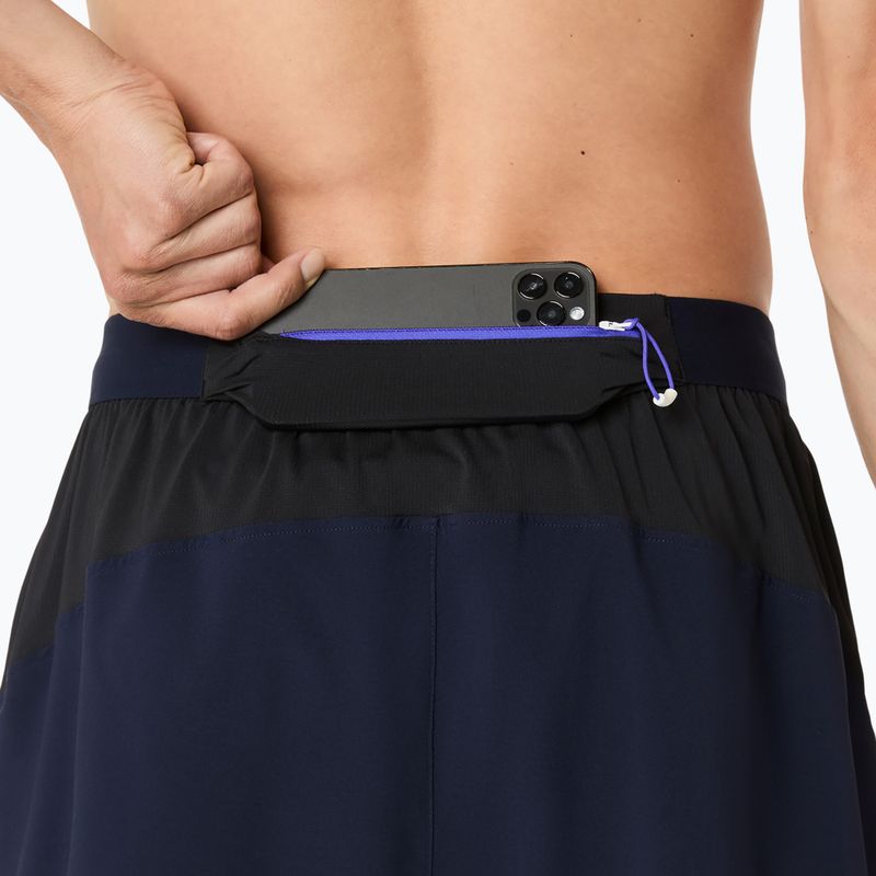 Pánské běžecké šortky ASICS Fujitrail All Over Print 5IN midnight/cobalt burst/cream 8